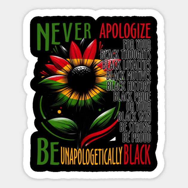 Be Unapologetically Black Magnet by UrbanLifeApparel