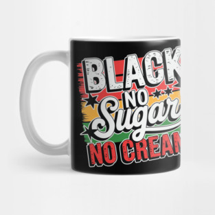 Black No Sugar No Cream Mug