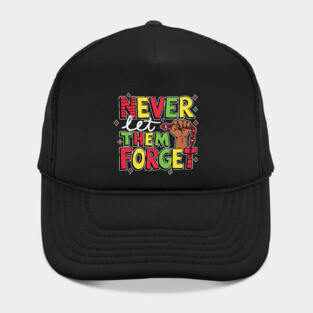 Black History - Never Let Them Forget Hat