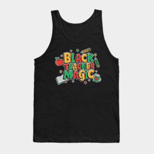 Black Teacher Magic Tank Top
