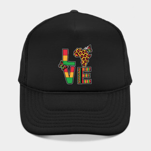 Love - Black History, Africa, Afrocentric Hat