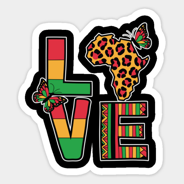 Love - Black History, Africa, Afrocentric Magnet by UrbanLifeApparel