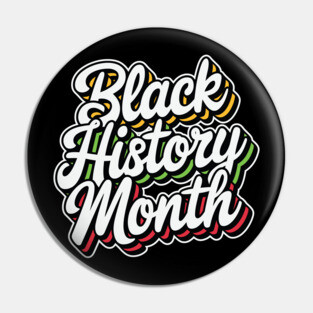 Black History Month Pin