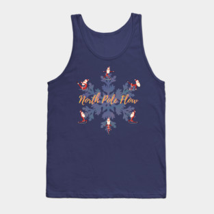 Festive Santa Yoga North Pole Flow Tank Top