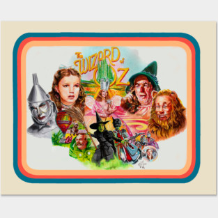 wizard oz Posters and Art