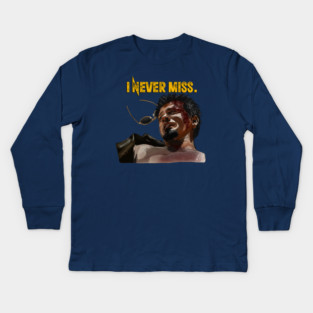 Planet Terror: I Never Miss Kids Long Sleeve T-Shirt