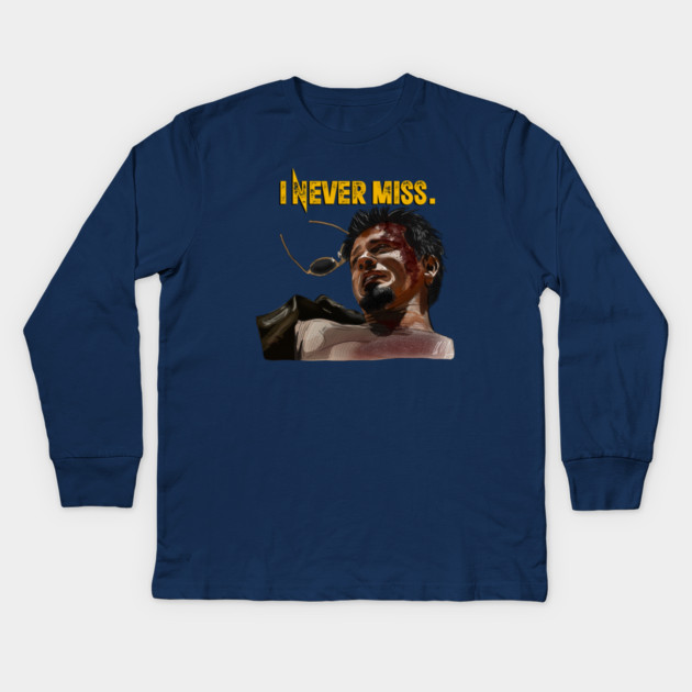 Planet Terror: I Never Miss Kids Long Sleeve T-Shirt by 51Deesigns