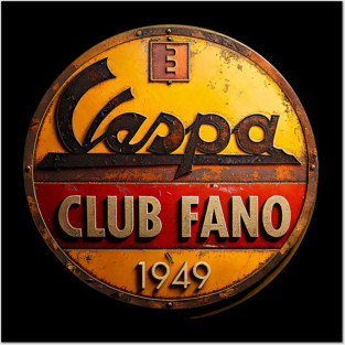 Vespa Fan Club Posters and Art