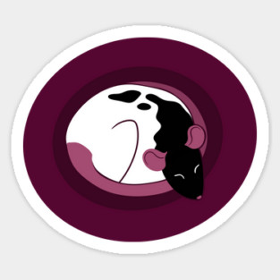 Sleeping Rat Sticker