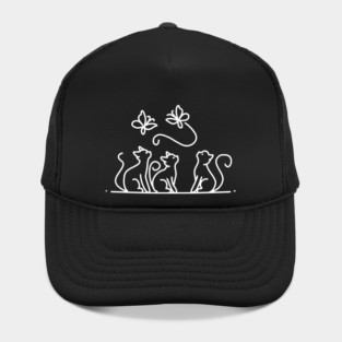 Cats & Butterflies Hat