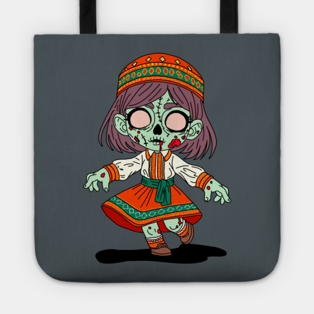 Cute Armenian Zombie Tote by H. R. Sinclair