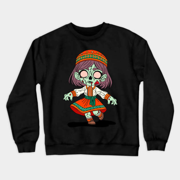 Cute Armenian Zombie Crewneck Sweatshirt by H. R. Sinclair