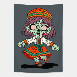 Cute Armenian Zombie Tapestry