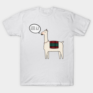 Fa La La La Llama Cute Christmas Llama T-Shirt