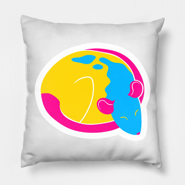 Pan Rat Pillow by DeguArts