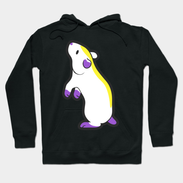 Enby Hamster Hoodie by DeguArts