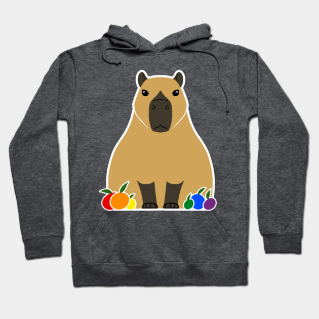 Pride Capybara Hoodie by DeguArts