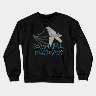 Casual Fly Day Crewneck Sweatshirt
