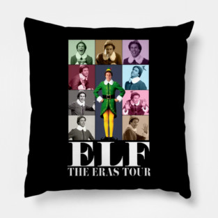 elf christmas the eras tour Pillow