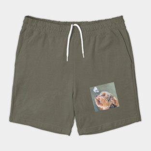 Yorkshire Terrier Fine Art Painting Shorts