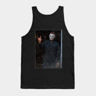 Michael Myers Middle Finger Tank Top