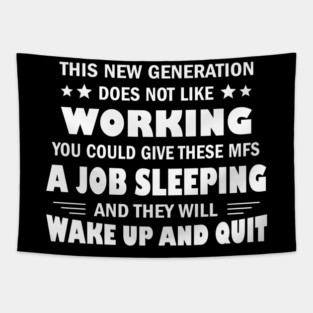 This New Generation - Inspiring Quote Art Design Tapestry