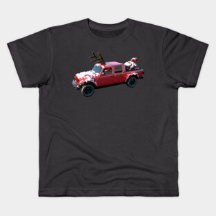 Santa Sleigh Kids T-Shirt