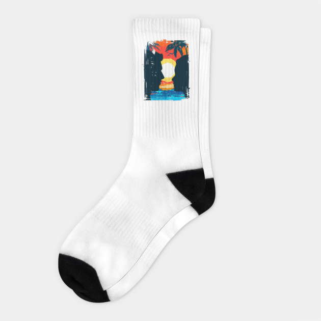 Chasing Sunsets Socks by Urbanprint