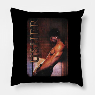 Usher!!! Vintage Poster Pillow