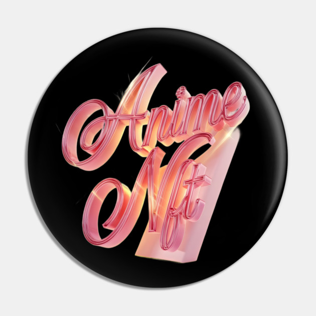 Style Anime NFT Aesthetic Pink Colors Pin by animegirlnft