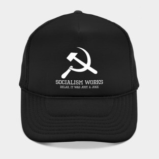 Funny Political Anti Socialism Communist Hammer & Sickle Hat