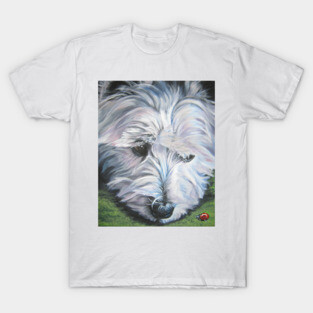 West Highland Terrier Fine Art Painting T-Shirt