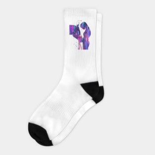 Girl with horse Socks