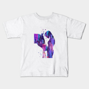 Girl with horse Kids T-Shirt