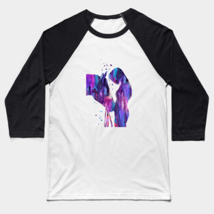 Girl with horse Baseball T-Shirt