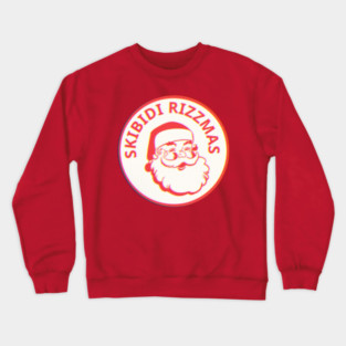 Skibidi Rizzmas Crewneck Sweatshirt
