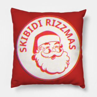 Skibidi Rizzmas Pillow