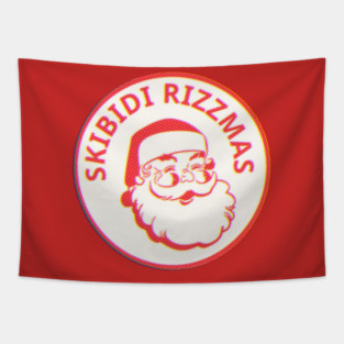 Skibidi Rizzmas Tapestry