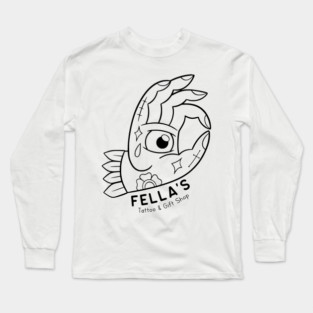 Fella's Tattoo & Gift Shop logo Long Sleeve T-Shirt