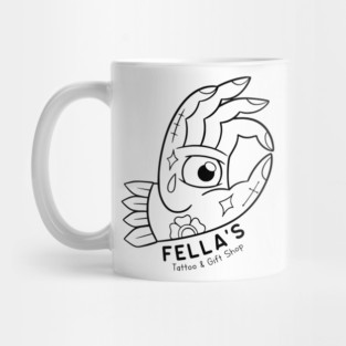 Fella's Tattoo & Gift Shop logo Mug