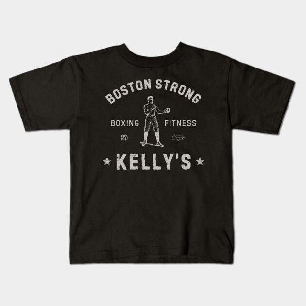 Kelly's Boxing Boston Kids T-Shirt by Timeless Chaos