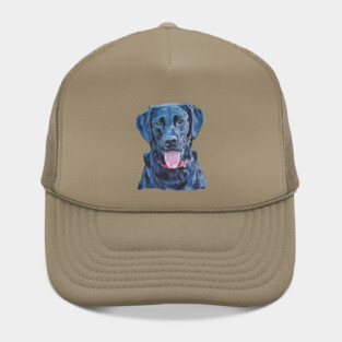 Labrador Retriever Fine Art Painting Hat