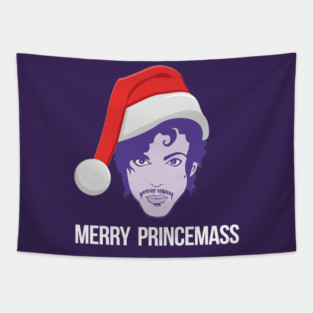 Merry Princemass (White Text - Limited) Tapestry