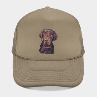 Labrador Retriever Fine Art Painting Hat
