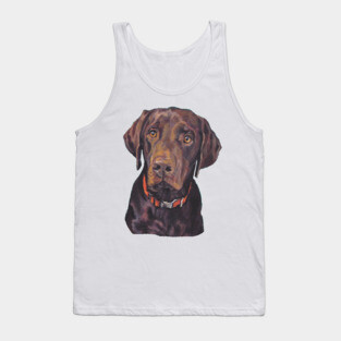 Labrador Retriever Fine Art Painting Tank Top