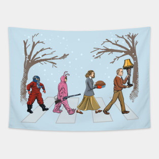 A Christmas Story Road Tapestry