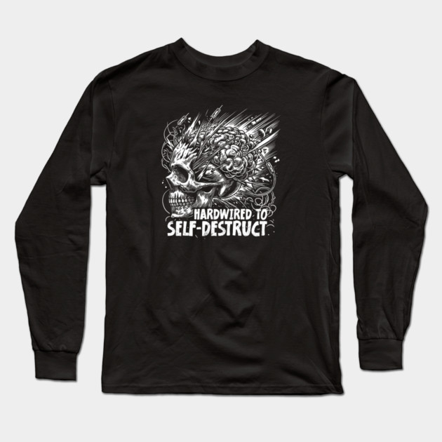 HARDWIRED Long Sleeve T-Shirt by artslaves