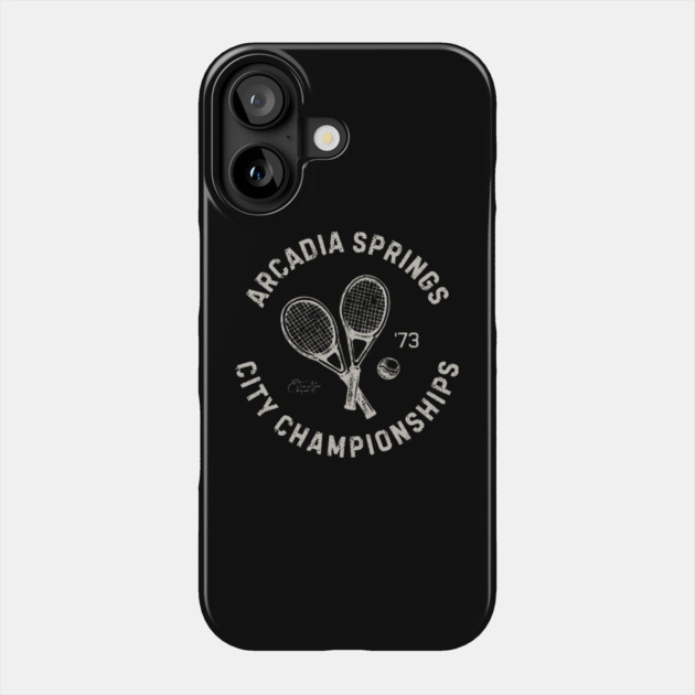Arcadia Springs City Championships '73 Phone Case by Timeless Chaos