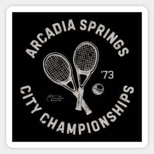 Arcadia Springs City Championships '73 Sticker