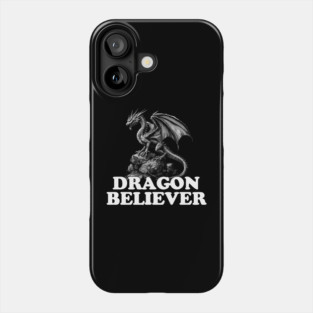 Dragon Believer Funny Joe Rogan Meme Phone Case